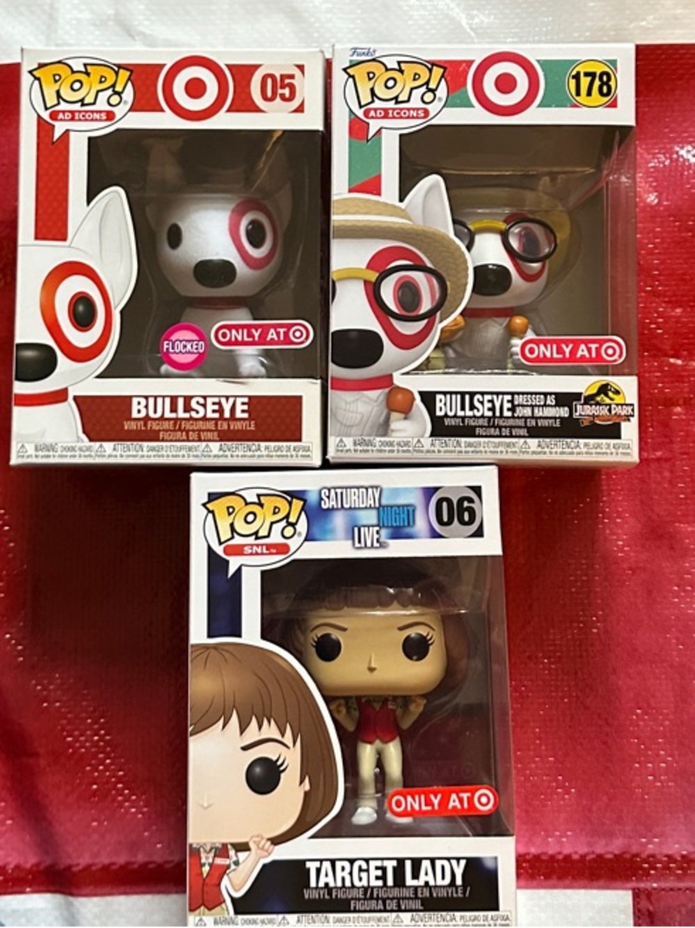 Funko Pop! Bullseye & Target Lady Vinyl Figures